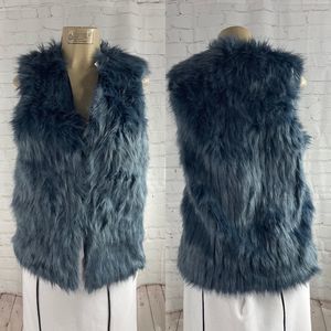 Heartloom womens faux fur vest